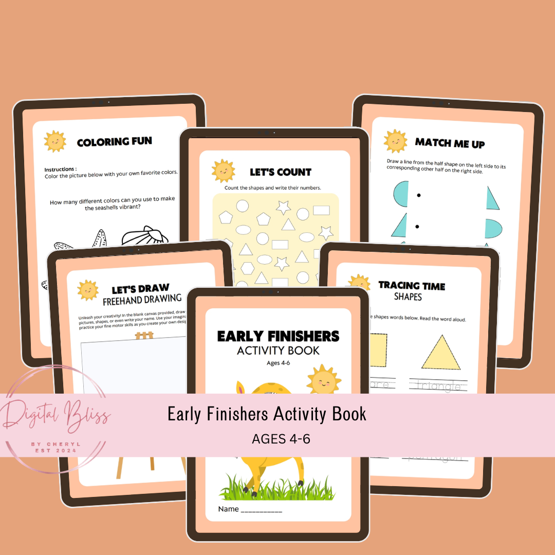 Early finishers Activity Book 10 page