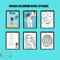 Moana Colouring Book